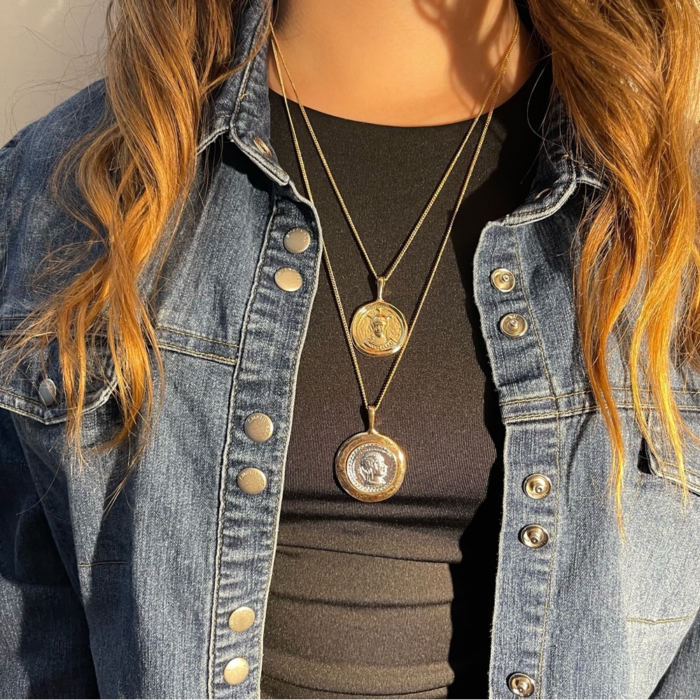Boho Double layered Gold Necklace